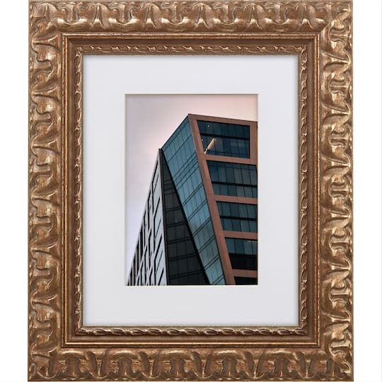 Craig Frames Bravada Ornate Bronze Picture Frame with Mat